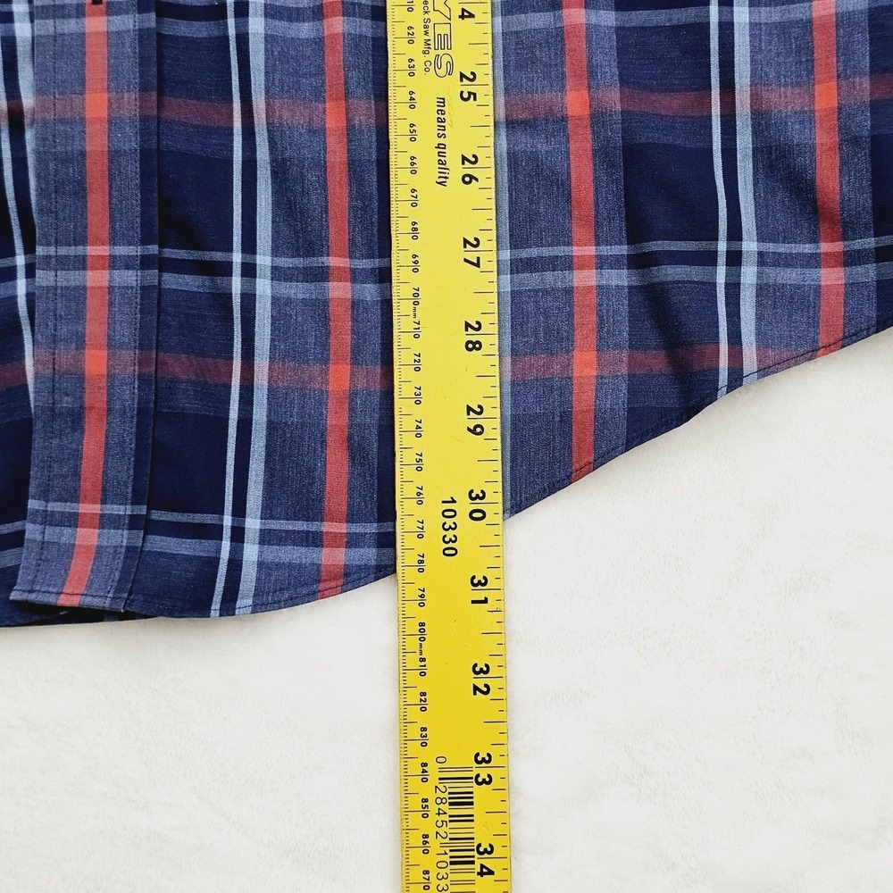 Brooks Brothers 1818 Regent Fit Plaid Mens Large Blue Red Preppy Classic‎ - Picture 6 of 6